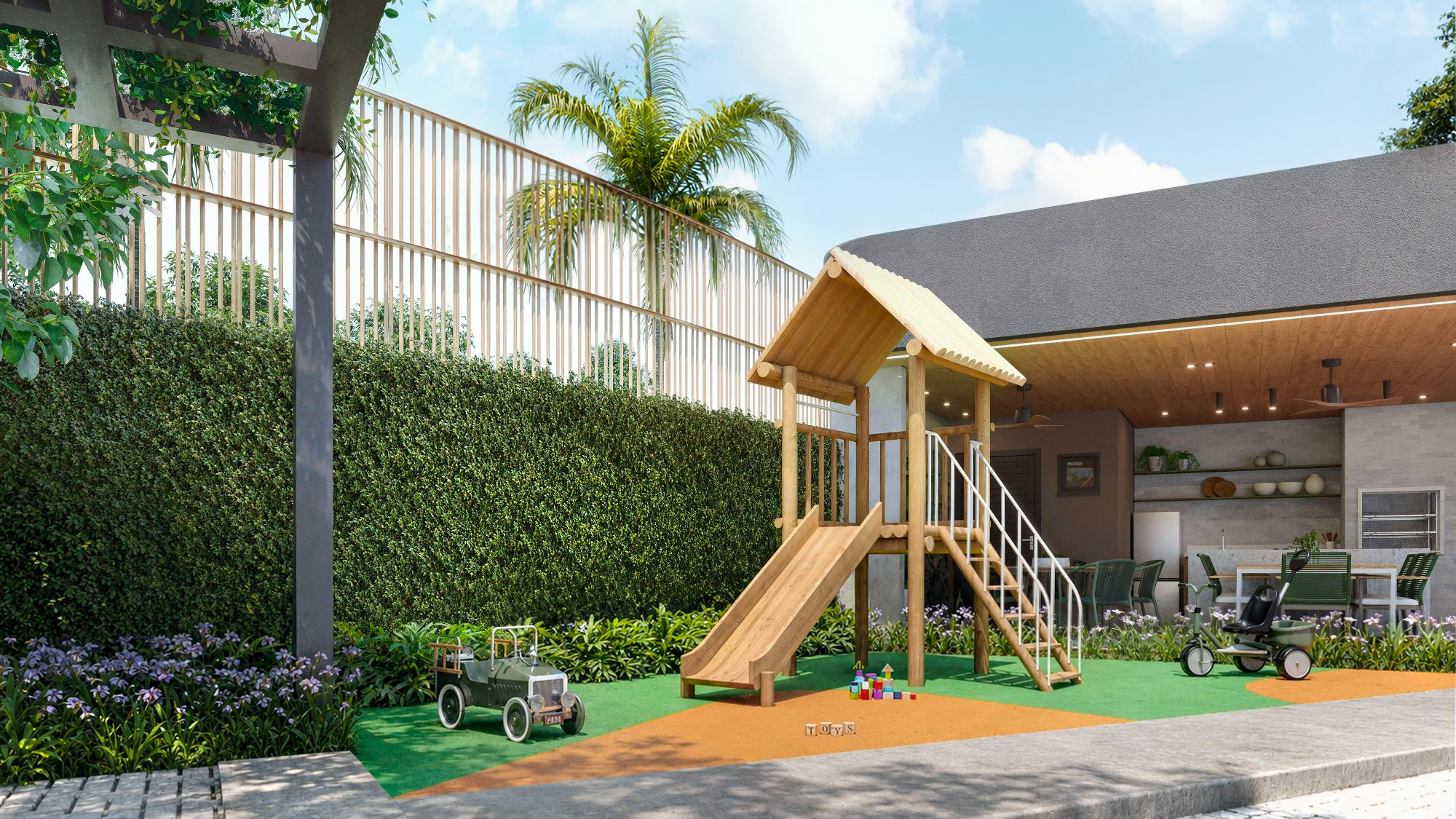 Playground ao ar livre
